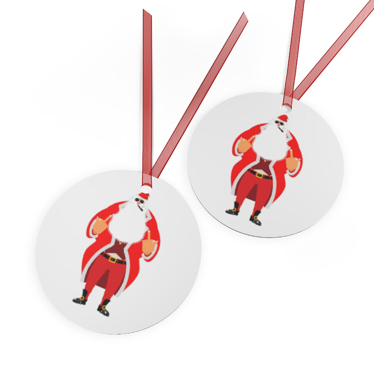 Baad Santa - Metal Ornaments