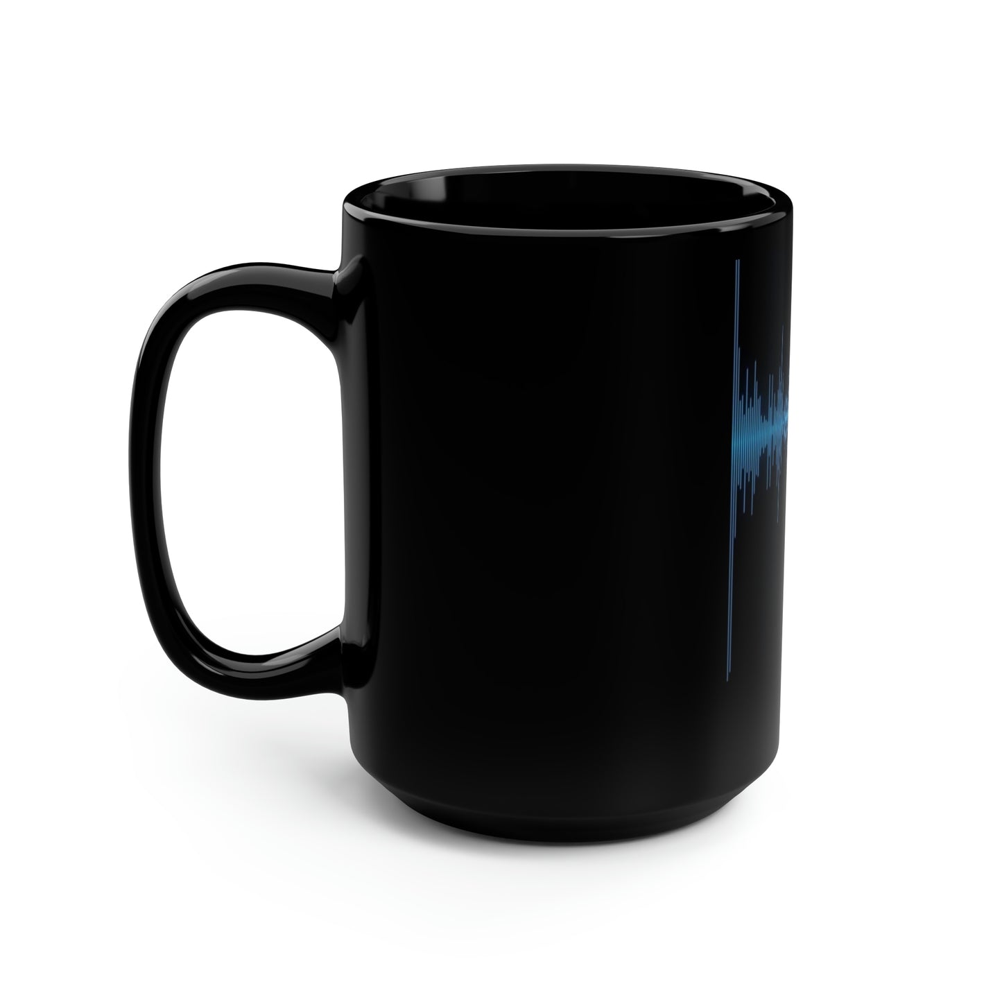 WireTap Black Mug, 15oz