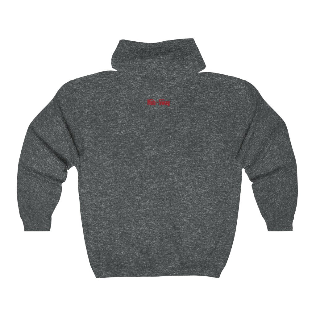 When The Bullet Hits The Bone  - Full Zip Hooded Sweatshirt