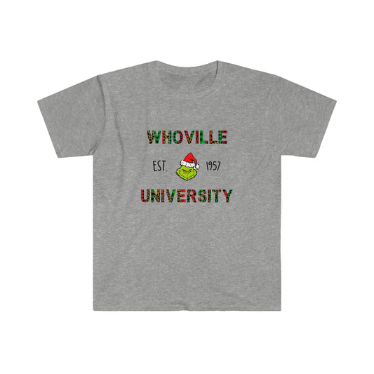 Whoville University - Unisex Softstyle T-Shirt