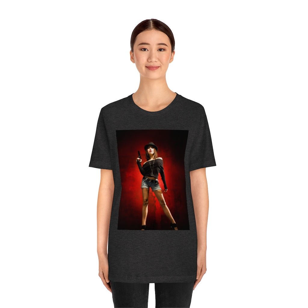 "Gangster Girl" Jersey Short Sleeve Tee