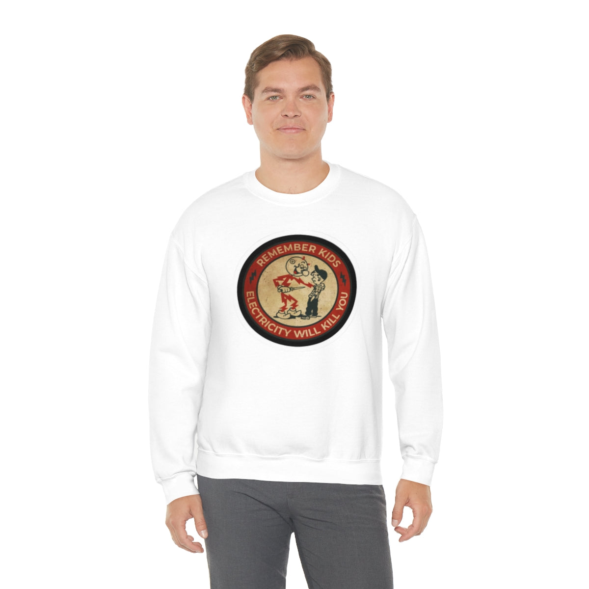 Vintage Advertising - Remember Kids ....Unisex Heavy Blend™ Crewneck Sweatshirt