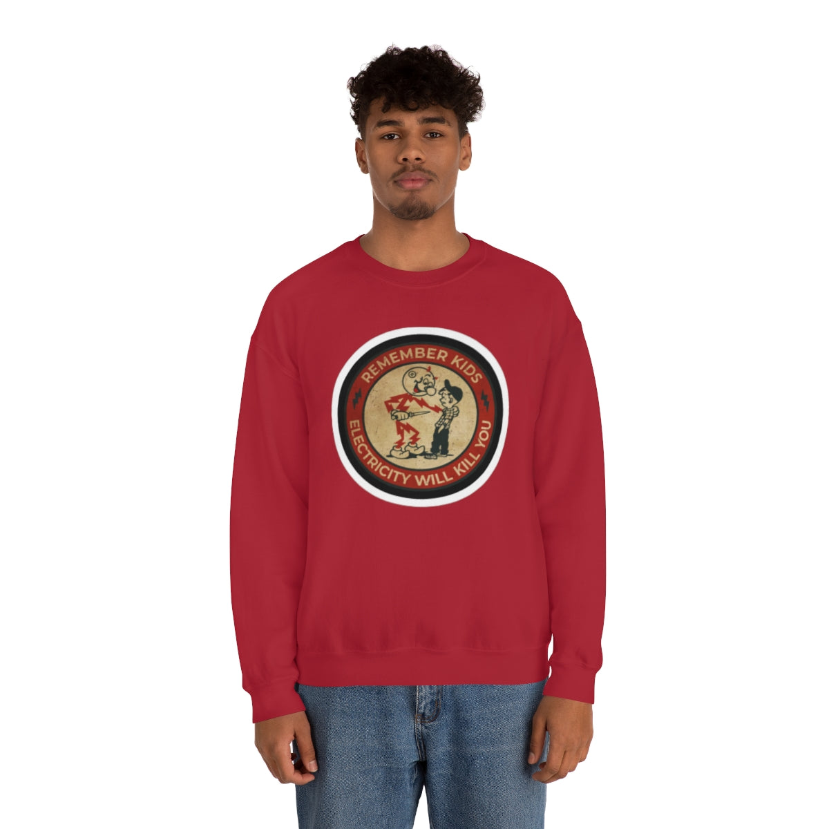 Vintage Advertising - Remember Kids ....Unisex Heavy Blend™ Crewneck Sweatshirt