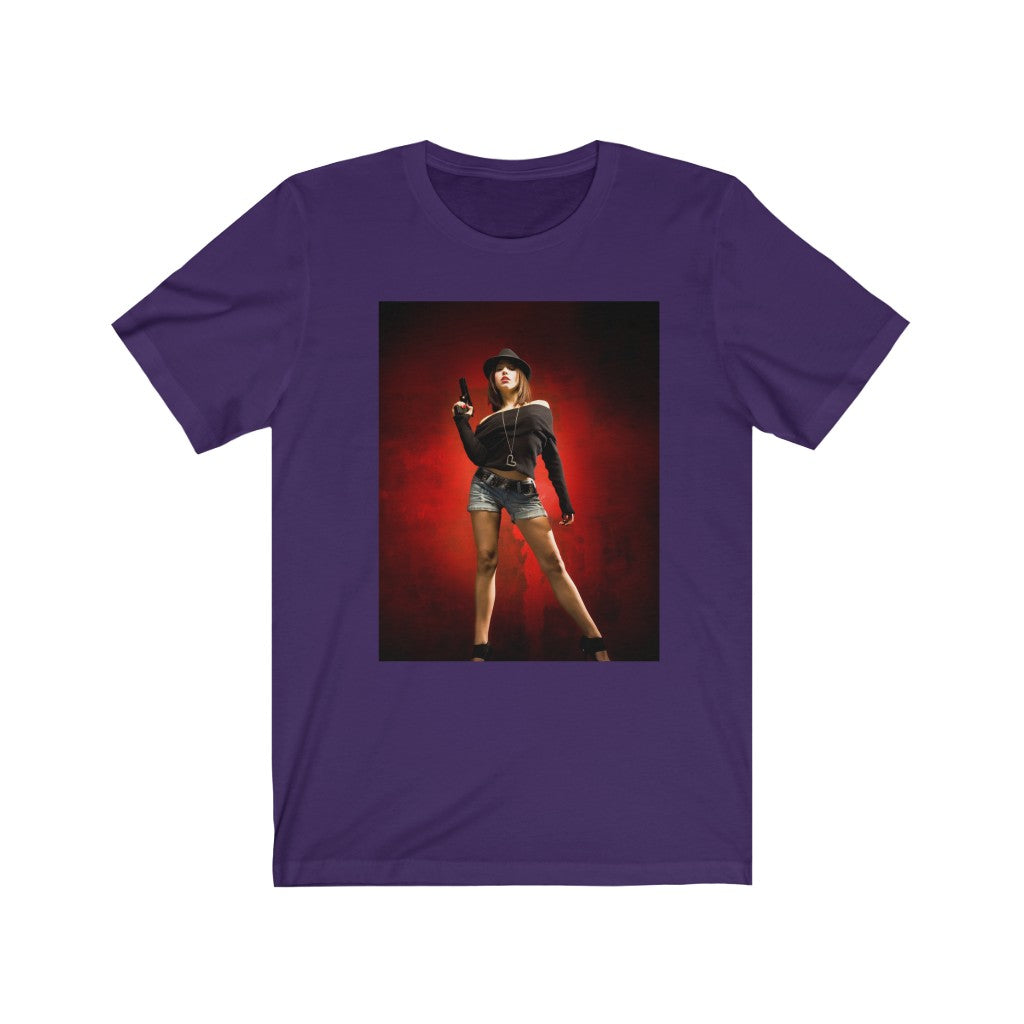 "Gangster Girl" Jersey Short Sleeve Tee