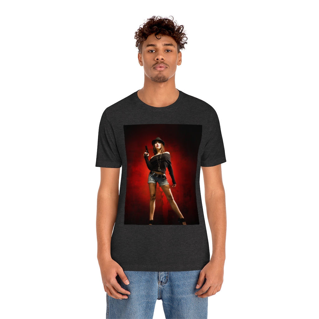 "Gangster Girl" Jersey Short Sleeve Tee