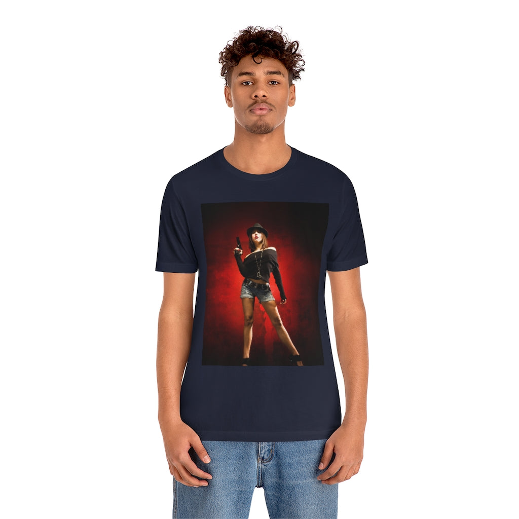 "Gangster Girl" Jersey Short Sleeve Tee