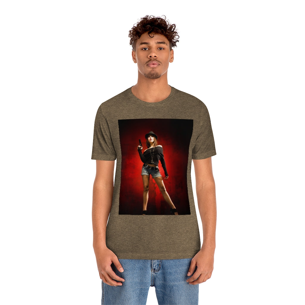 "Gangster Girl" Jersey Short Sleeve Tee