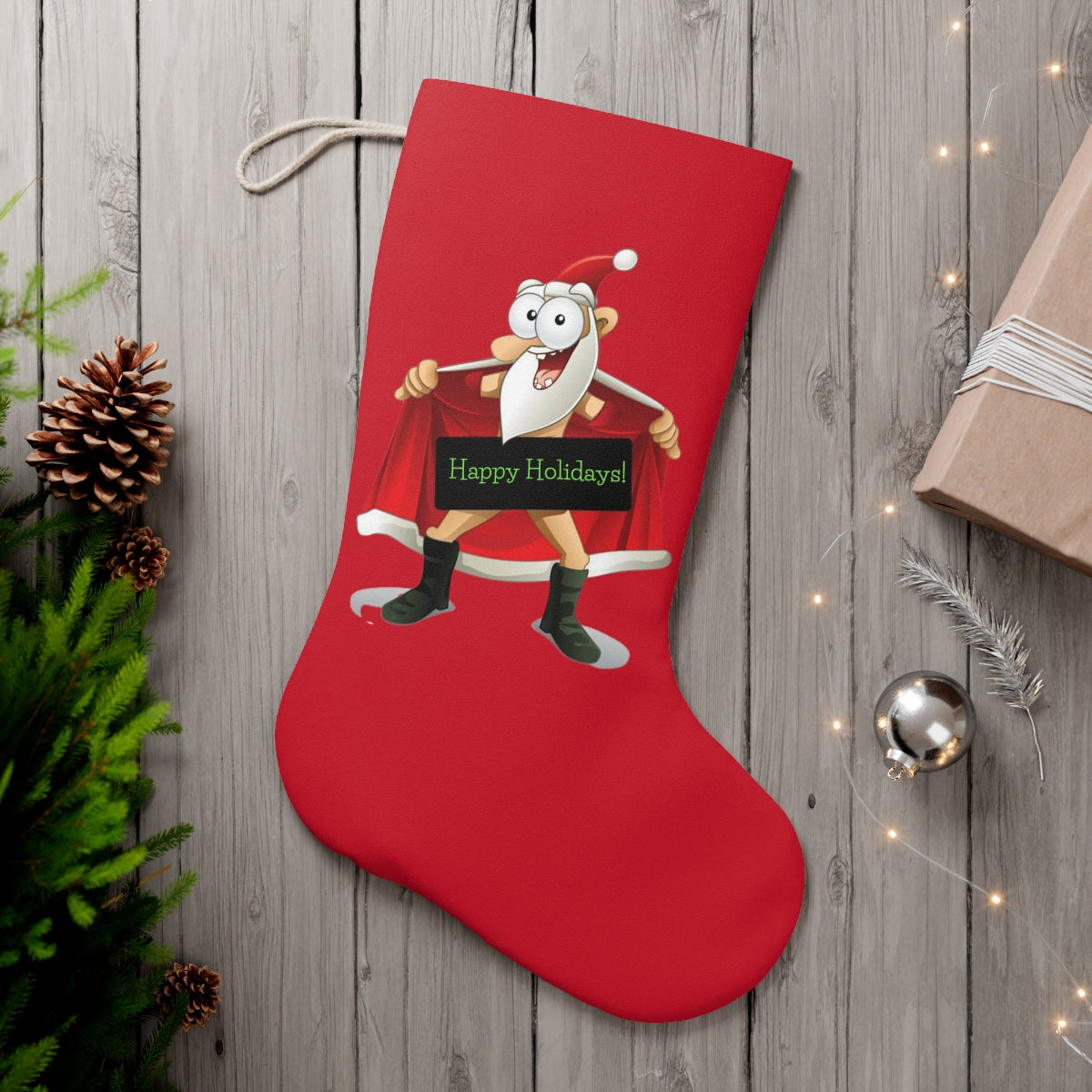 Bad Santa Stocking