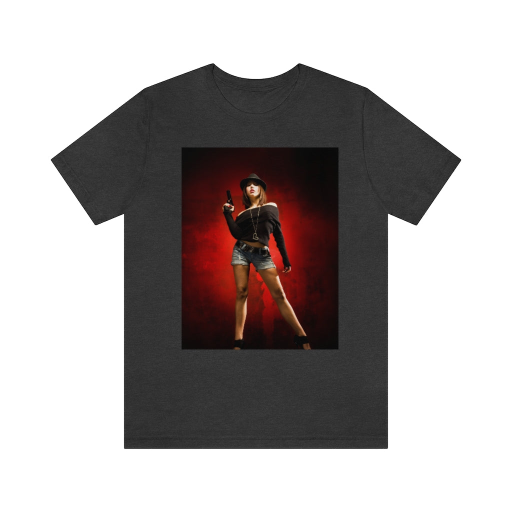 "Gangster Girl" Jersey Short Sleeve Tee