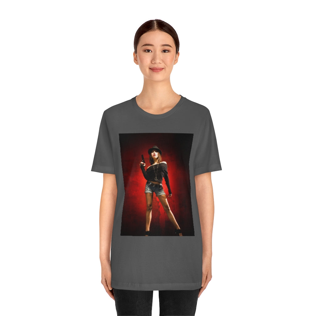 "Gangster Girl" Jersey Short Sleeve Tee