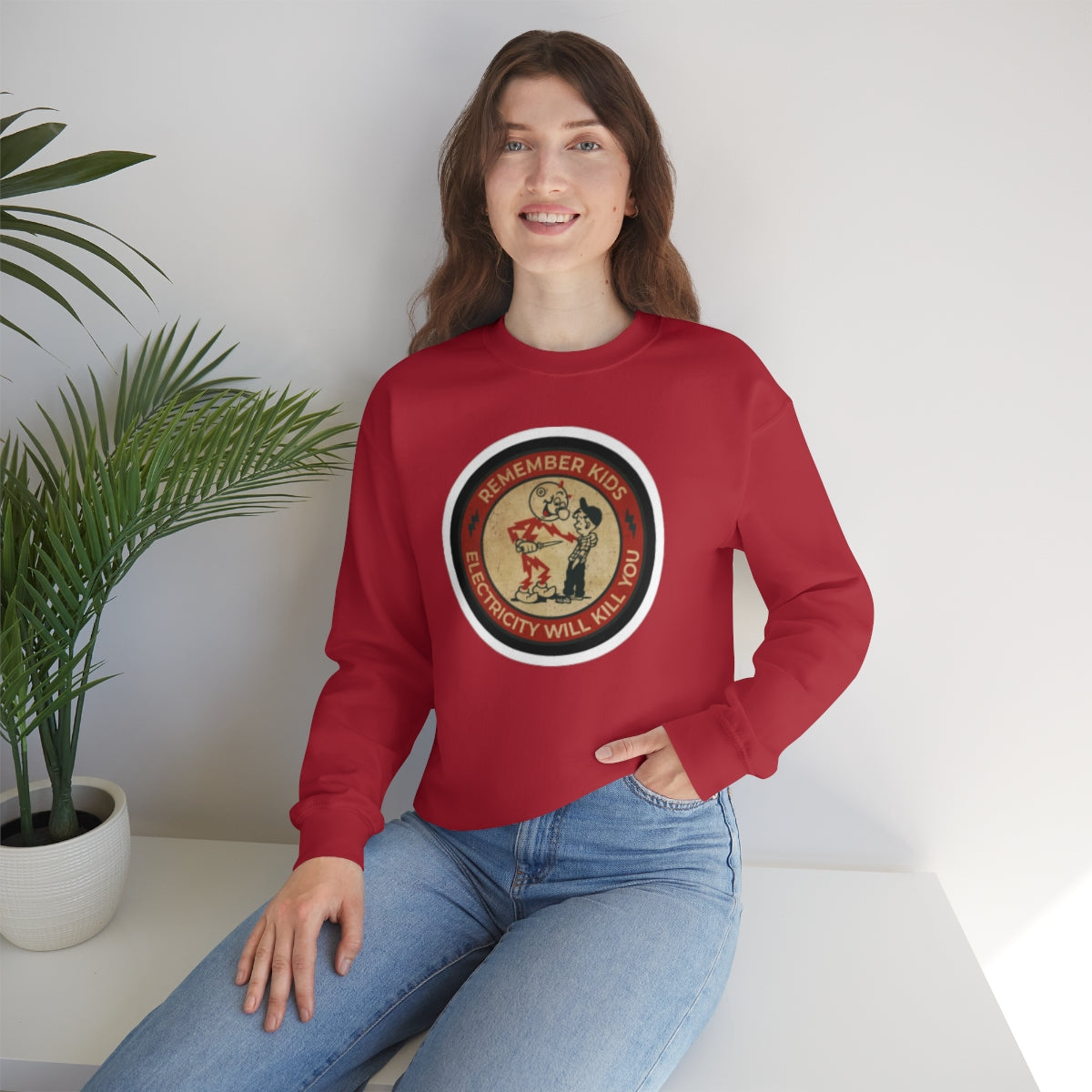 Vintage Advertising - Remember Kids ....Unisex Heavy Blend™ Crewneck Sweatshirt