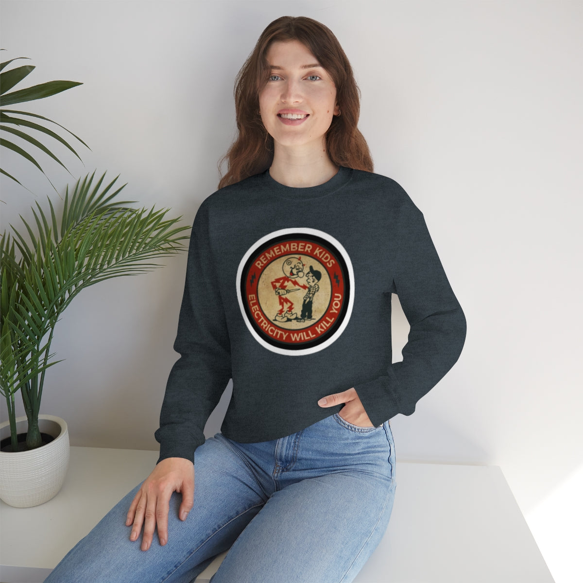 Vintage Advertising - Remember Kids ....Unisex Heavy Blend™ Crewneck Sweatshirt