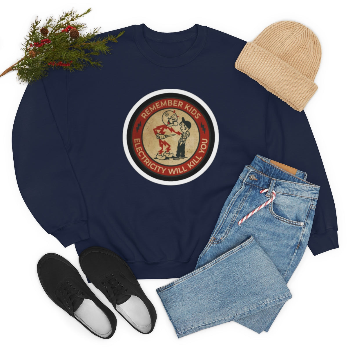 Vintage Advertising - Remember Kids ....Unisex Heavy Blend™ Crewneck Sweatshirt