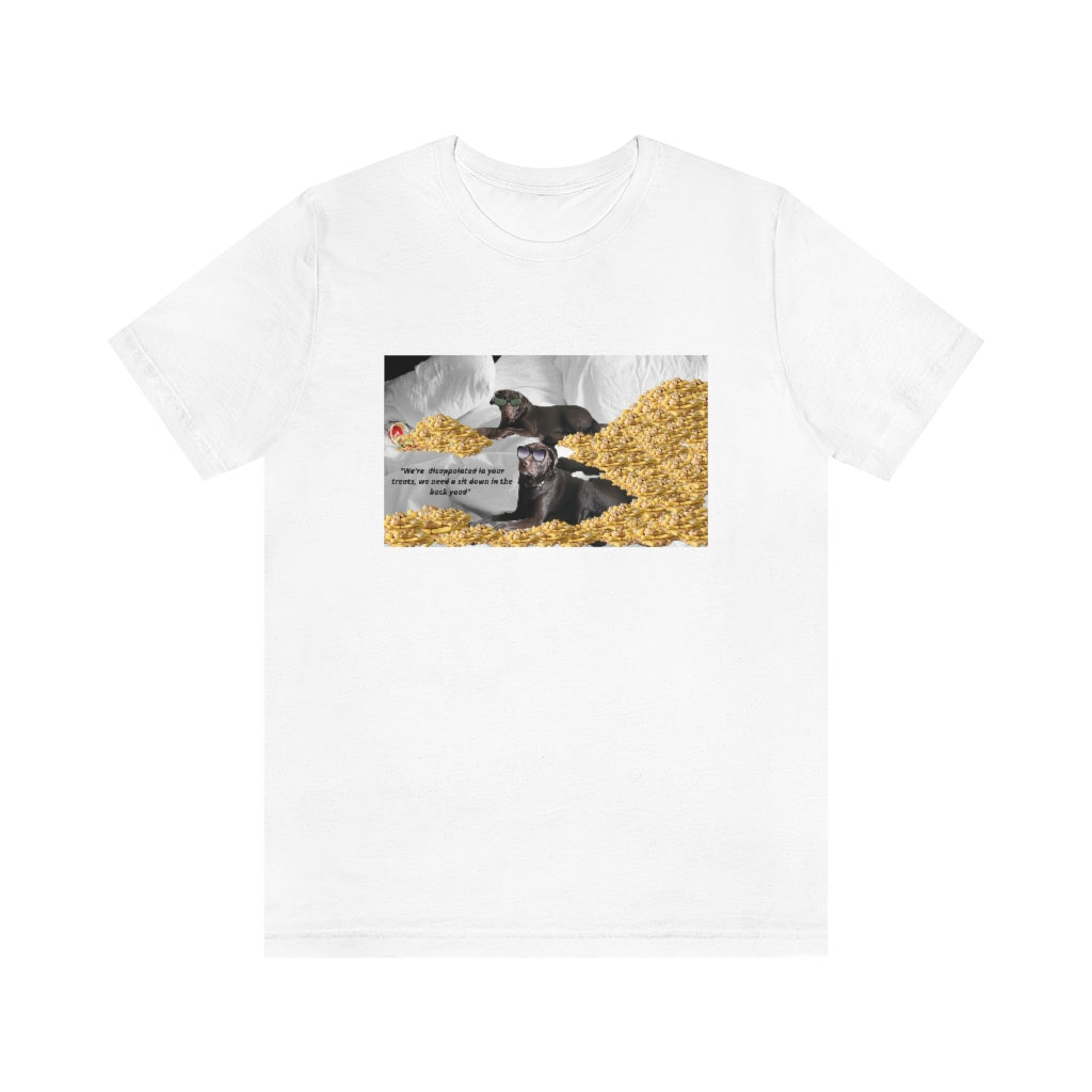"We need a sitdown in the back yaad"  Jersey Short Sleeve Tee