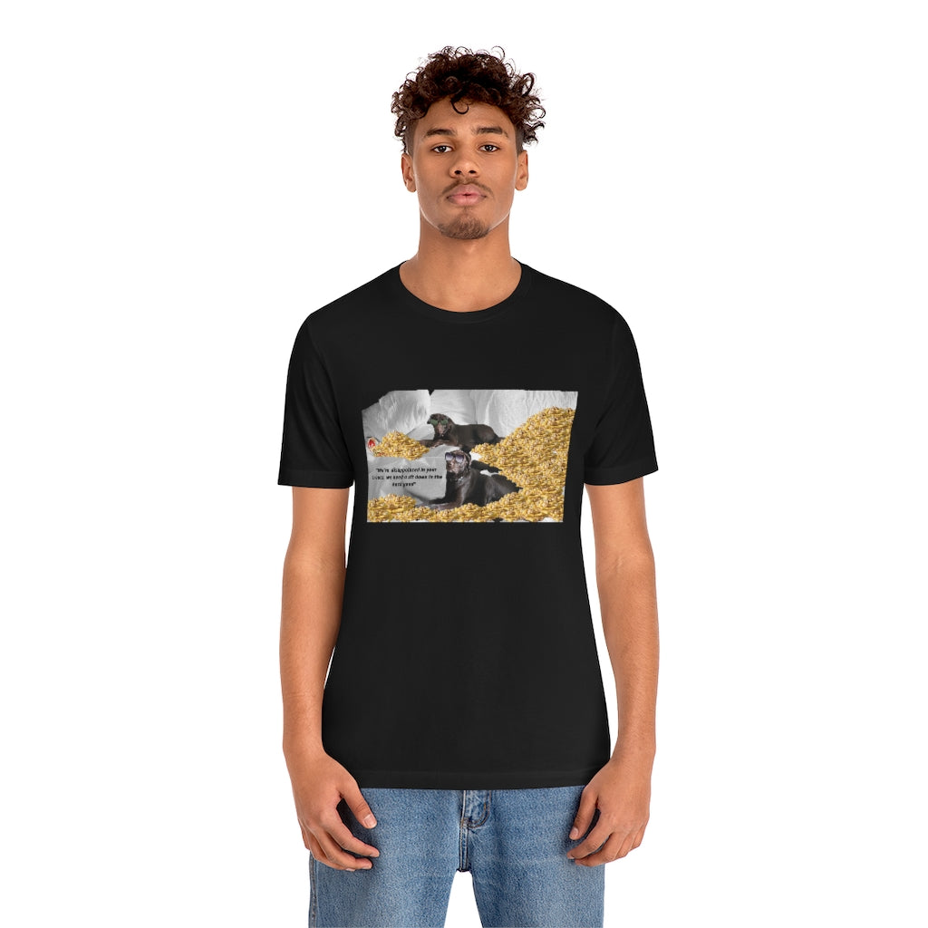 "We need a sitdown in the back yaad"  Jersey Short Sleeve Tee