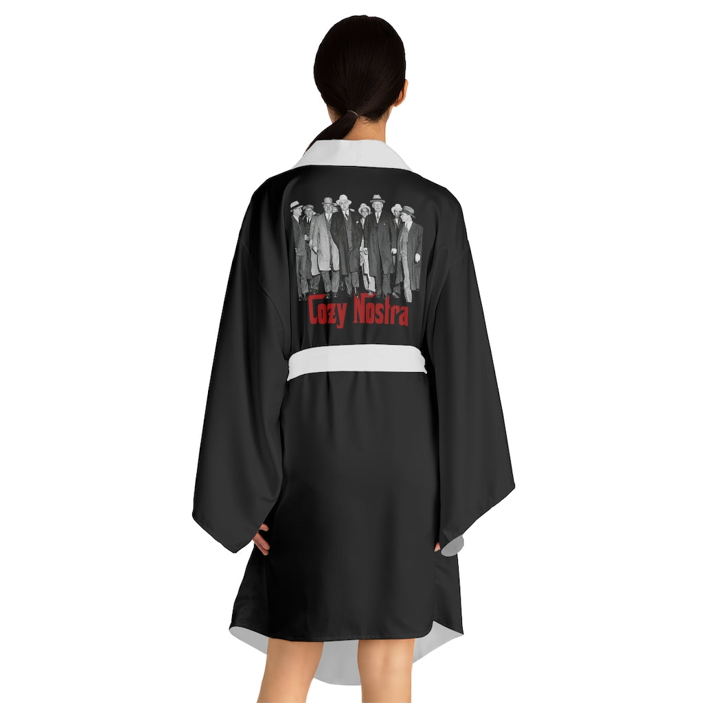Cozy Nostra Woman's Long Sleeve Kimono Robe