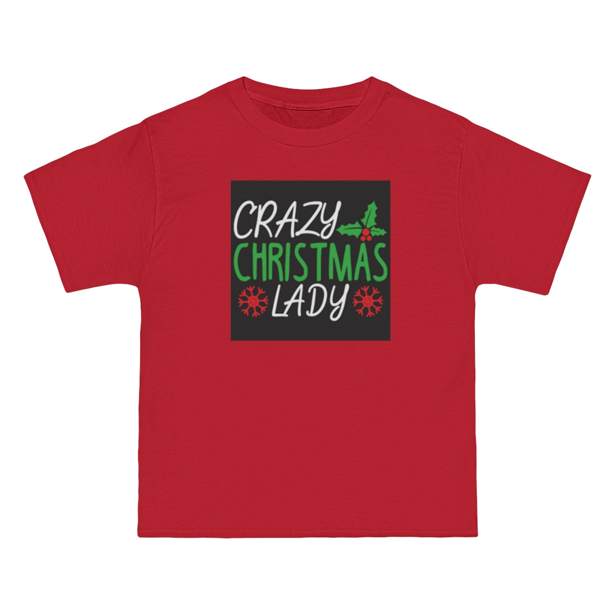 Crazy Christmas Lady - Short-Sleeve T-Shirt