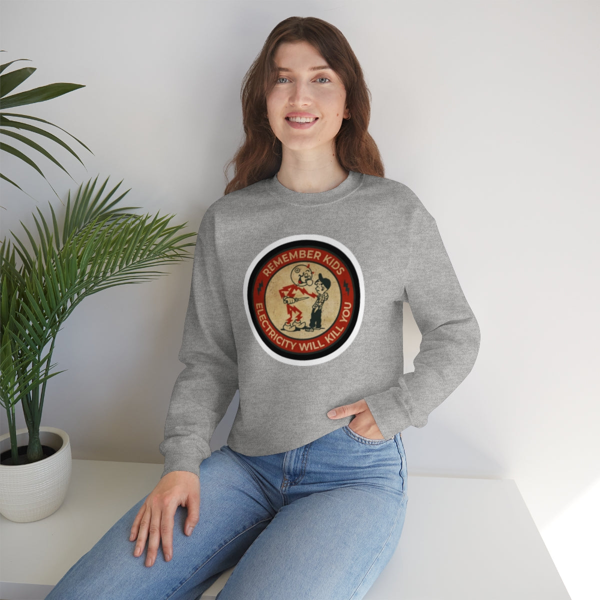 Vintage Advertising - Remember Kids ....Unisex Heavy Blend™ Crewneck Sweatshirt