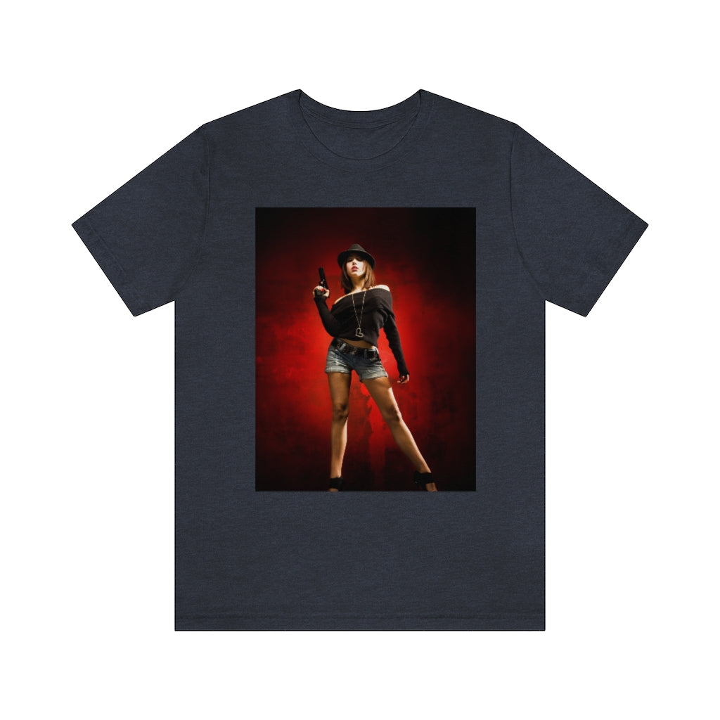 "Gangster Girl" Jersey Short Sleeve Tee