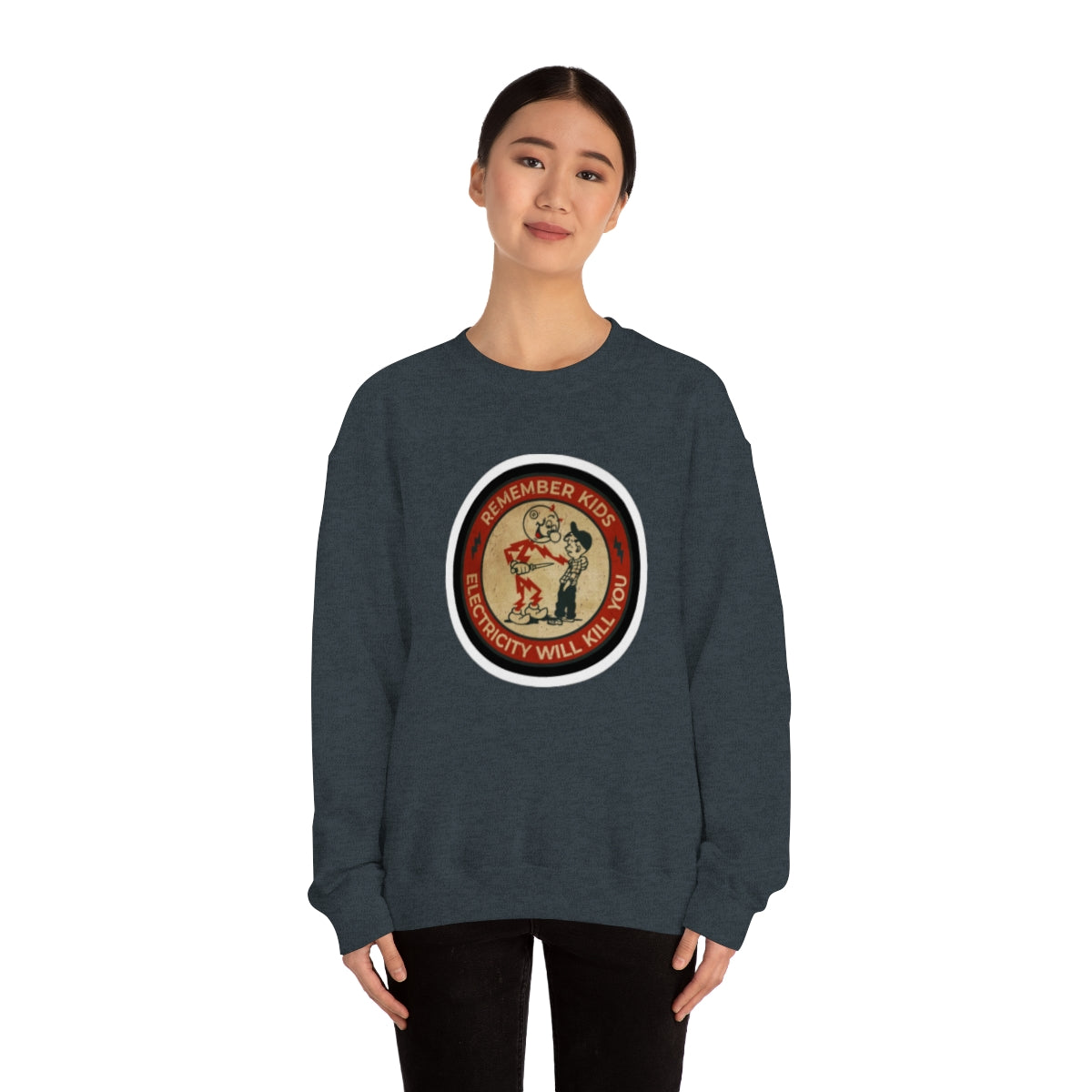 Vintage Advertising - Remember Kids ....Unisex Heavy Blend™ Crewneck Sweatshirt