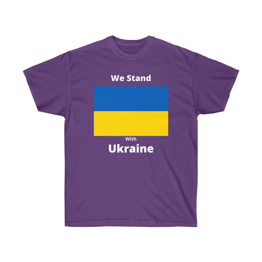 We Stand With Ukraine  Ultra Cotton Tee