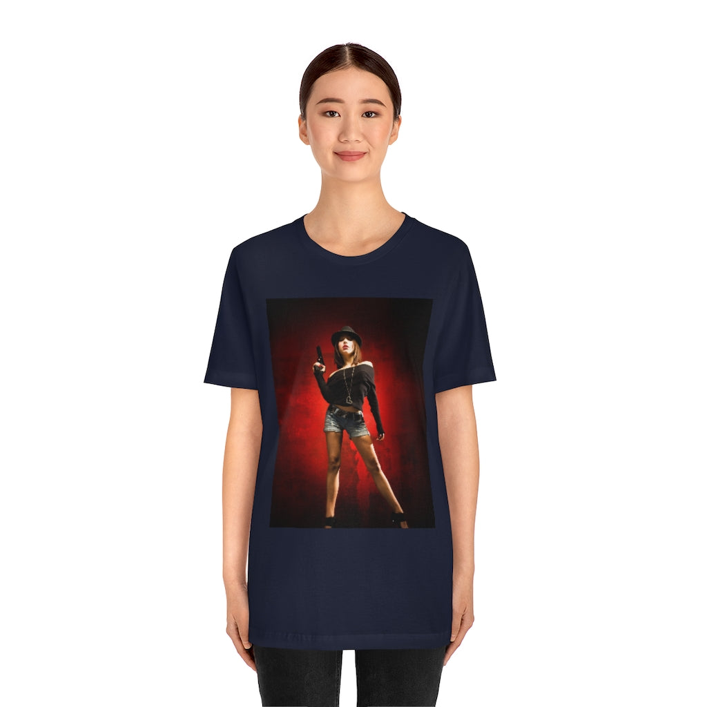 "Gangster Girl" Jersey Short Sleeve Tee