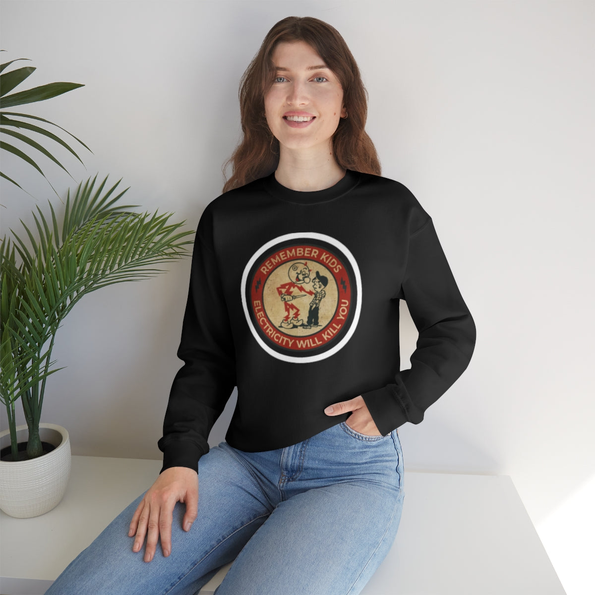 Vintage Advertising - Remember Kids ....Unisex Heavy Blend™ Crewneck Sweatshirt