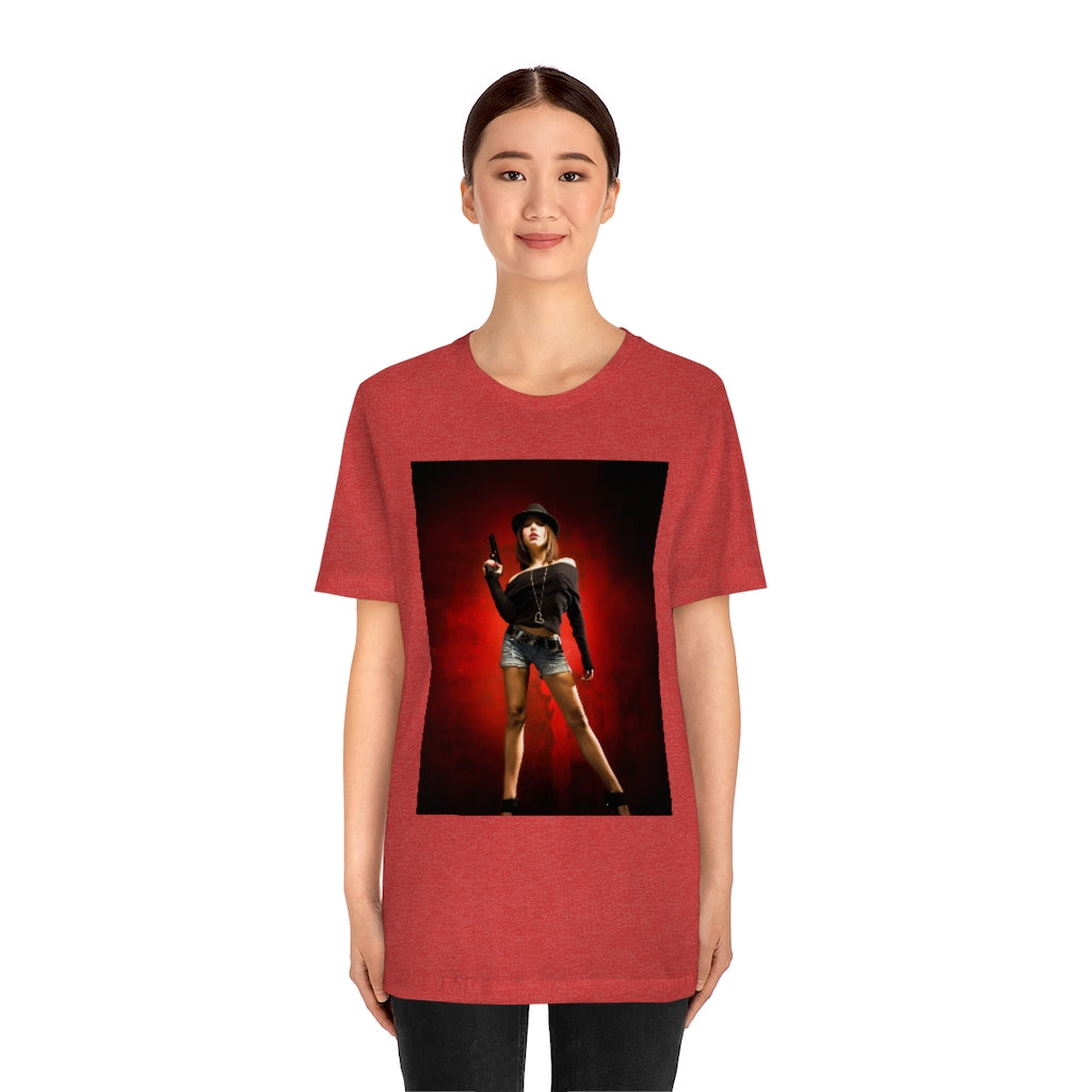 "Gangster Girl" Jersey Short Sleeve Tee