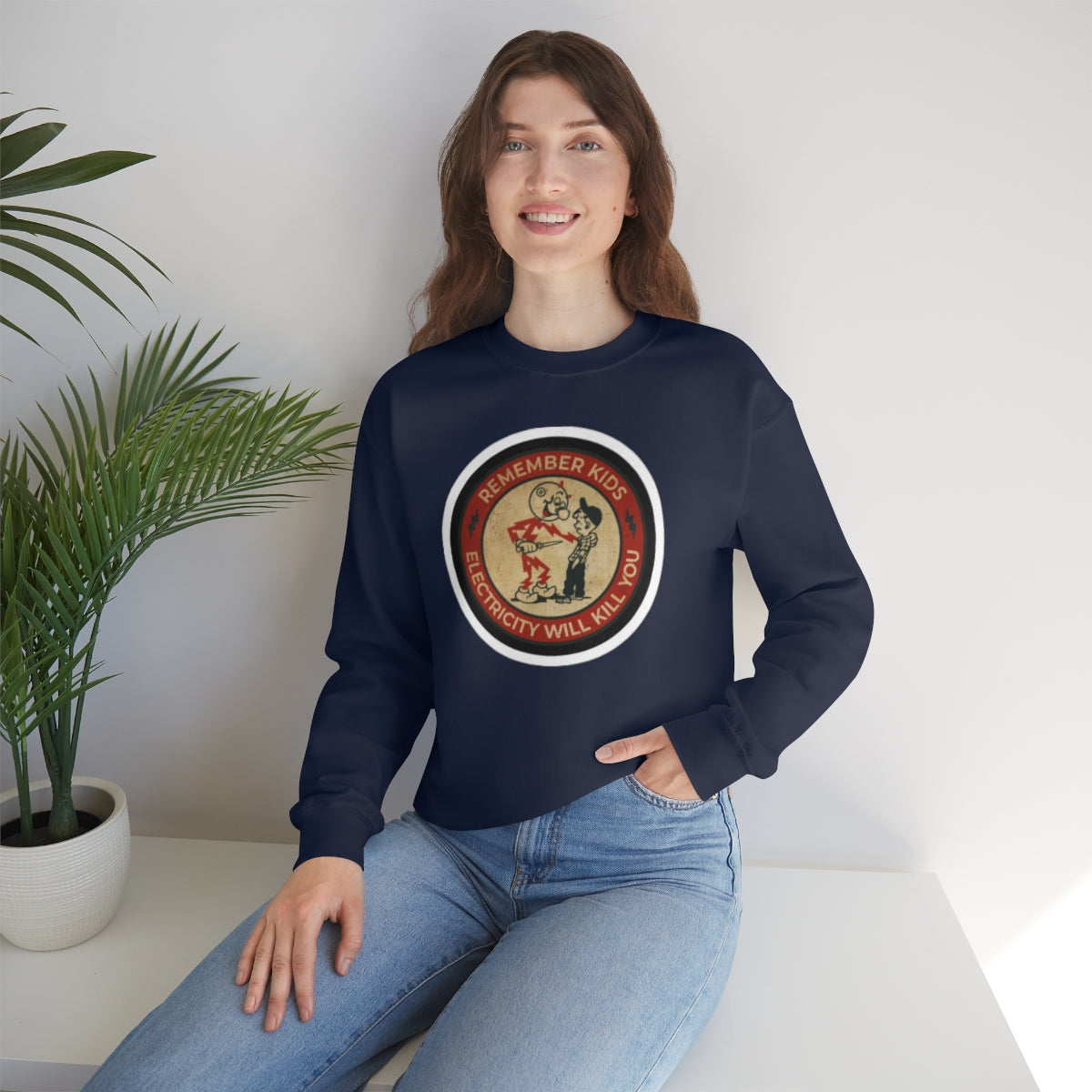 Vintage Advertising - Remember Kids ....Unisex Heavy Blend™ Crewneck Sweatshirt