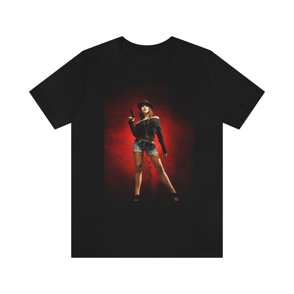 "Gangster Girl" Jersey Short Sleeve Tee
