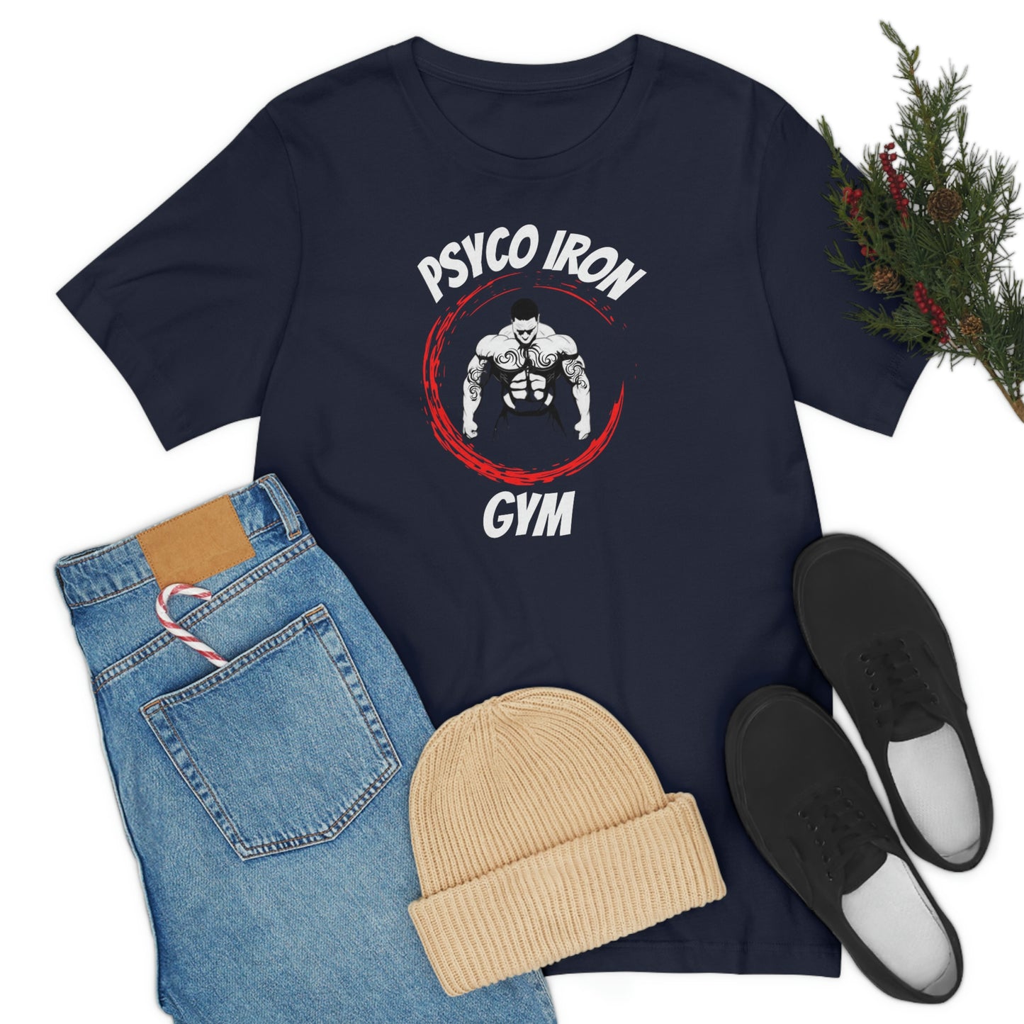 Psyco Iron Gym  - Jersey Short Sleeve Tee