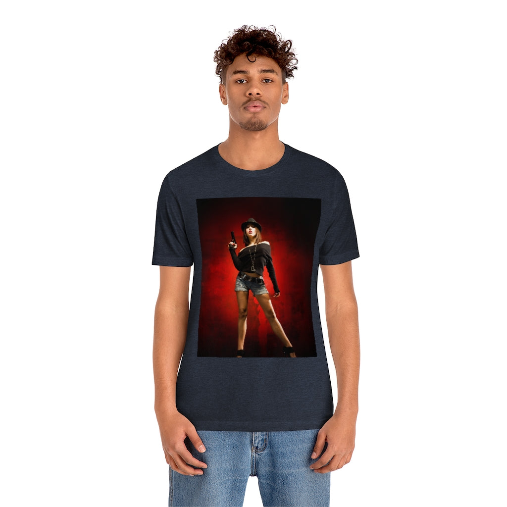 "Gangster Girl" Jersey Short Sleeve Tee