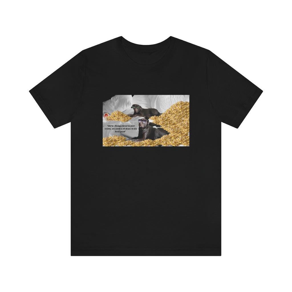 "We need a sitdown in the back yaad"  Jersey Short Sleeve Tee