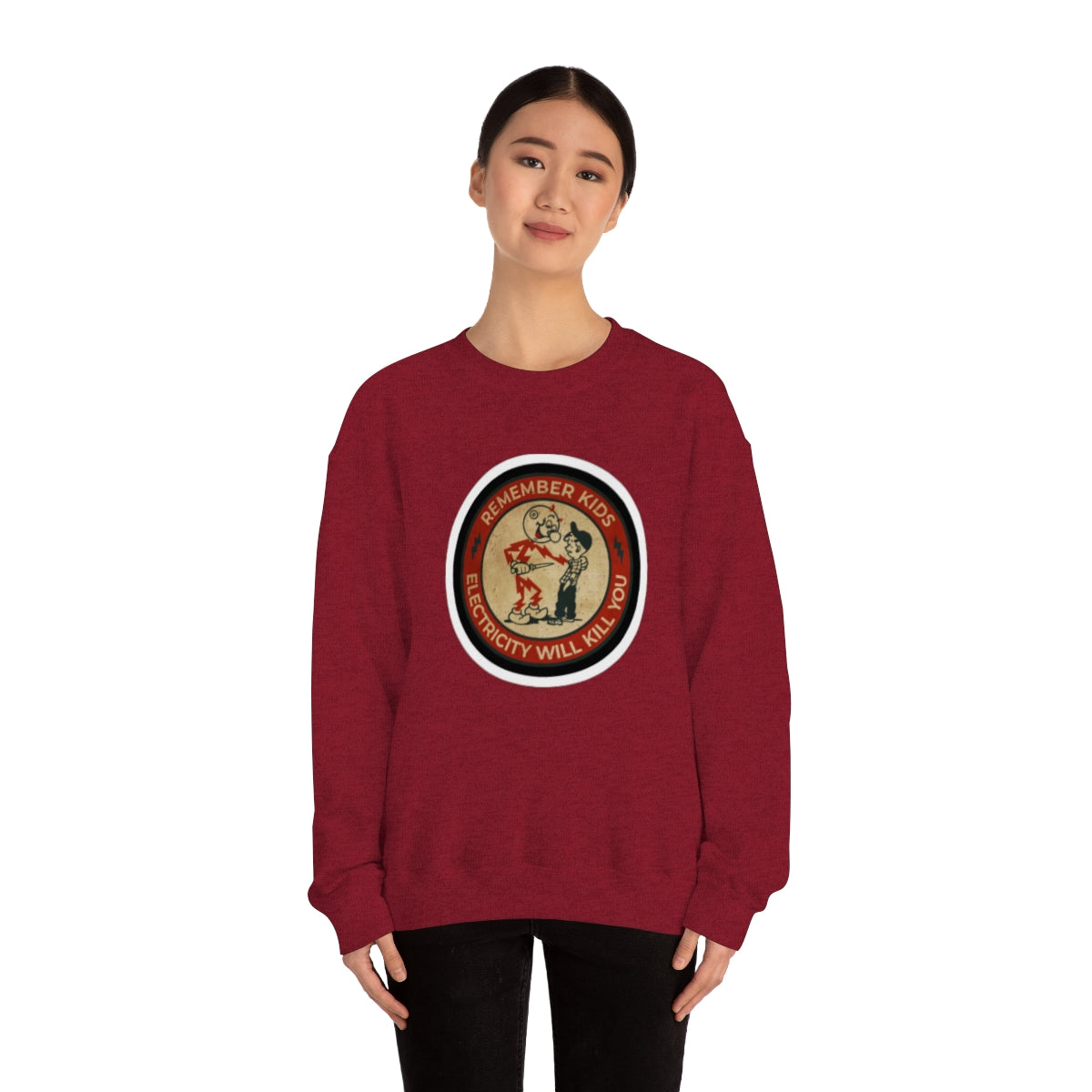 Vintage Advertising - Remember Kids ....Unisex Heavy Blend™ Crewneck Sweatshirt