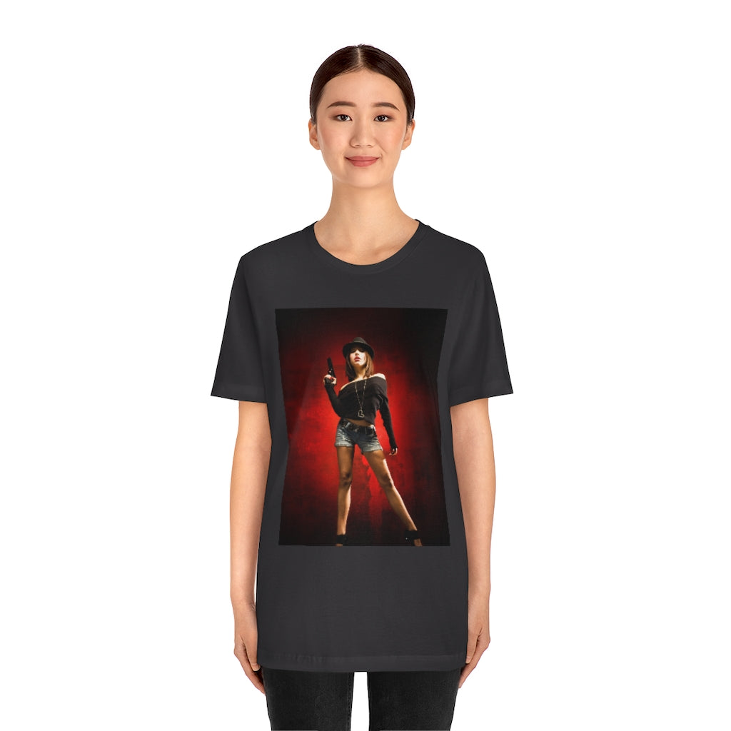 "Gangster Girl" Jersey Short Sleeve Tee