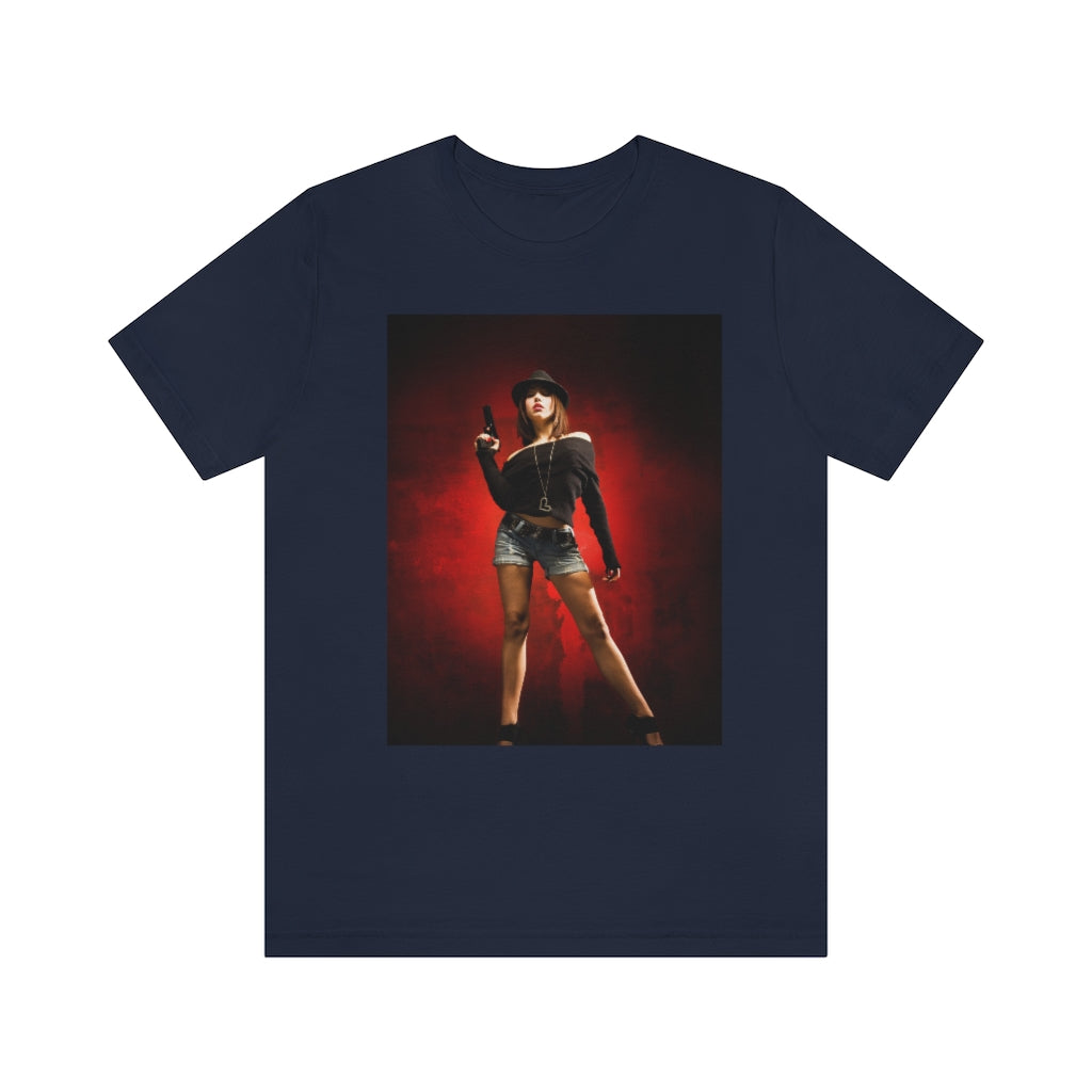 "Gangster Girl" Jersey Short Sleeve Tee
