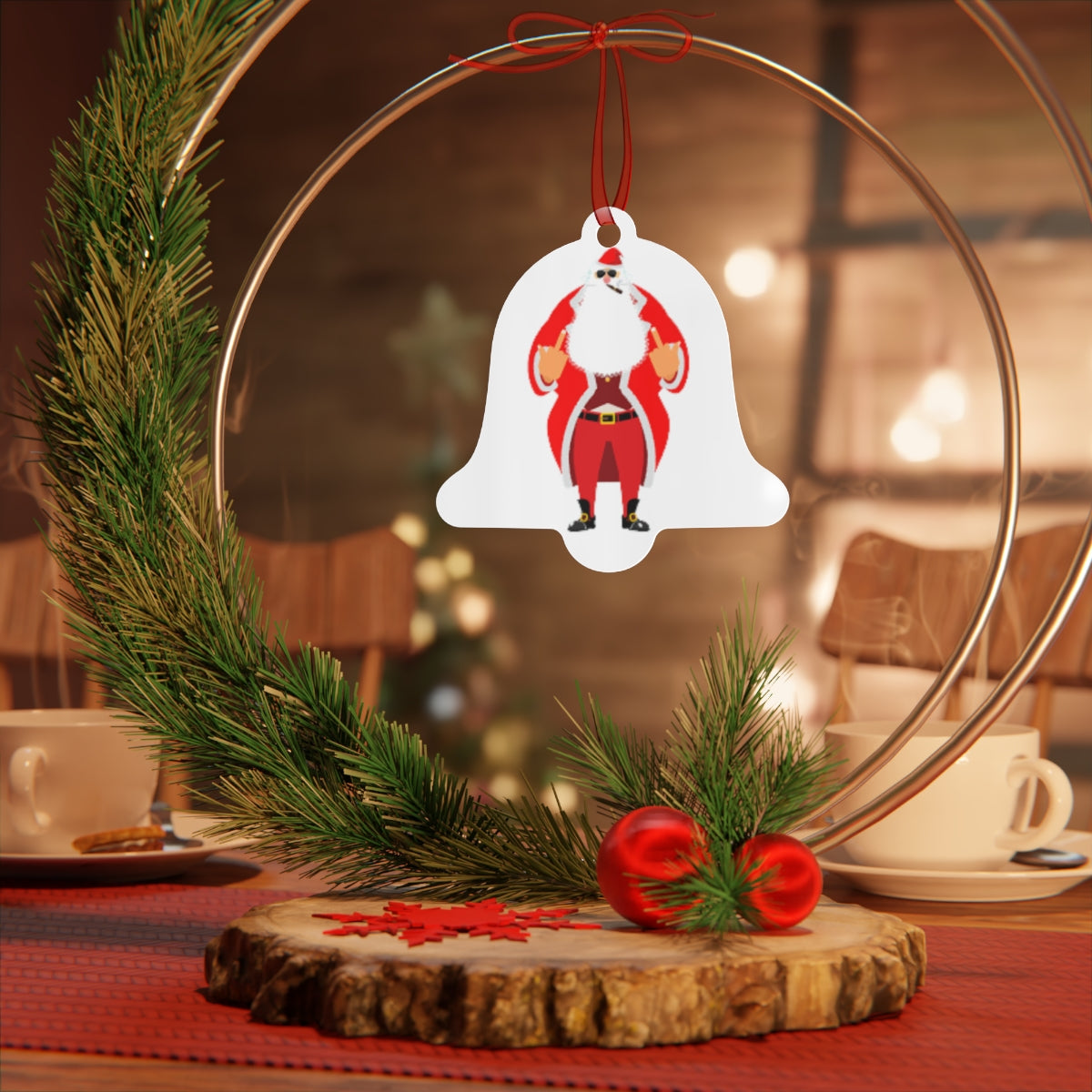 Baad Santa - Metal Ornaments