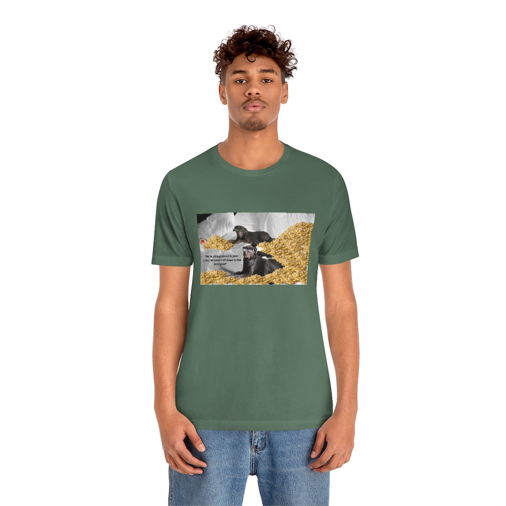 "We need a sitdown in the back yaad"  Jersey Short Sleeve Tee