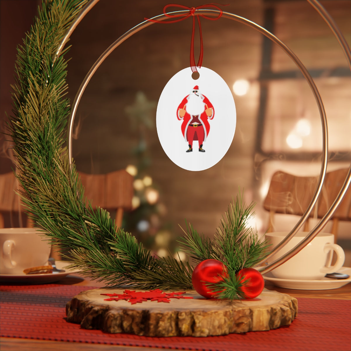 Baad Santa - Metal Ornaments