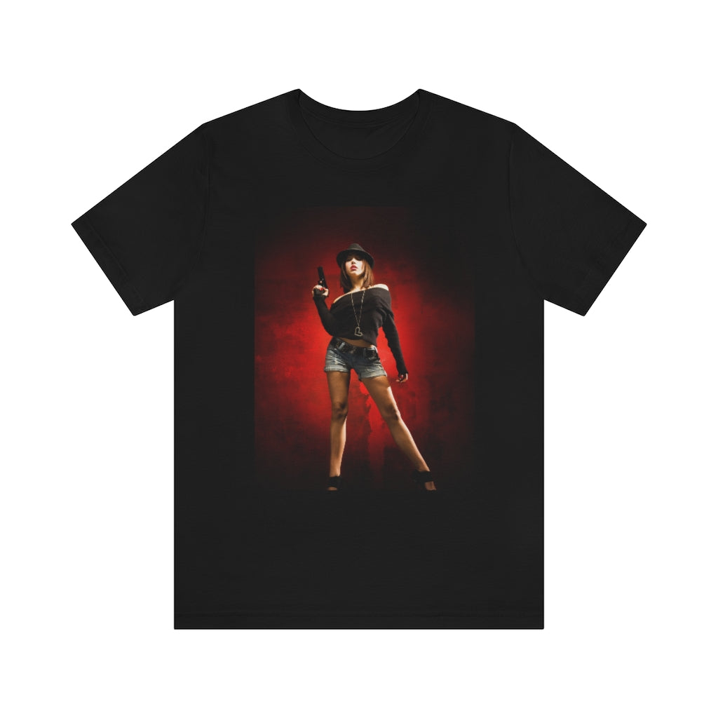 "Gangster Girl" Jersey Short Sleeve Tee