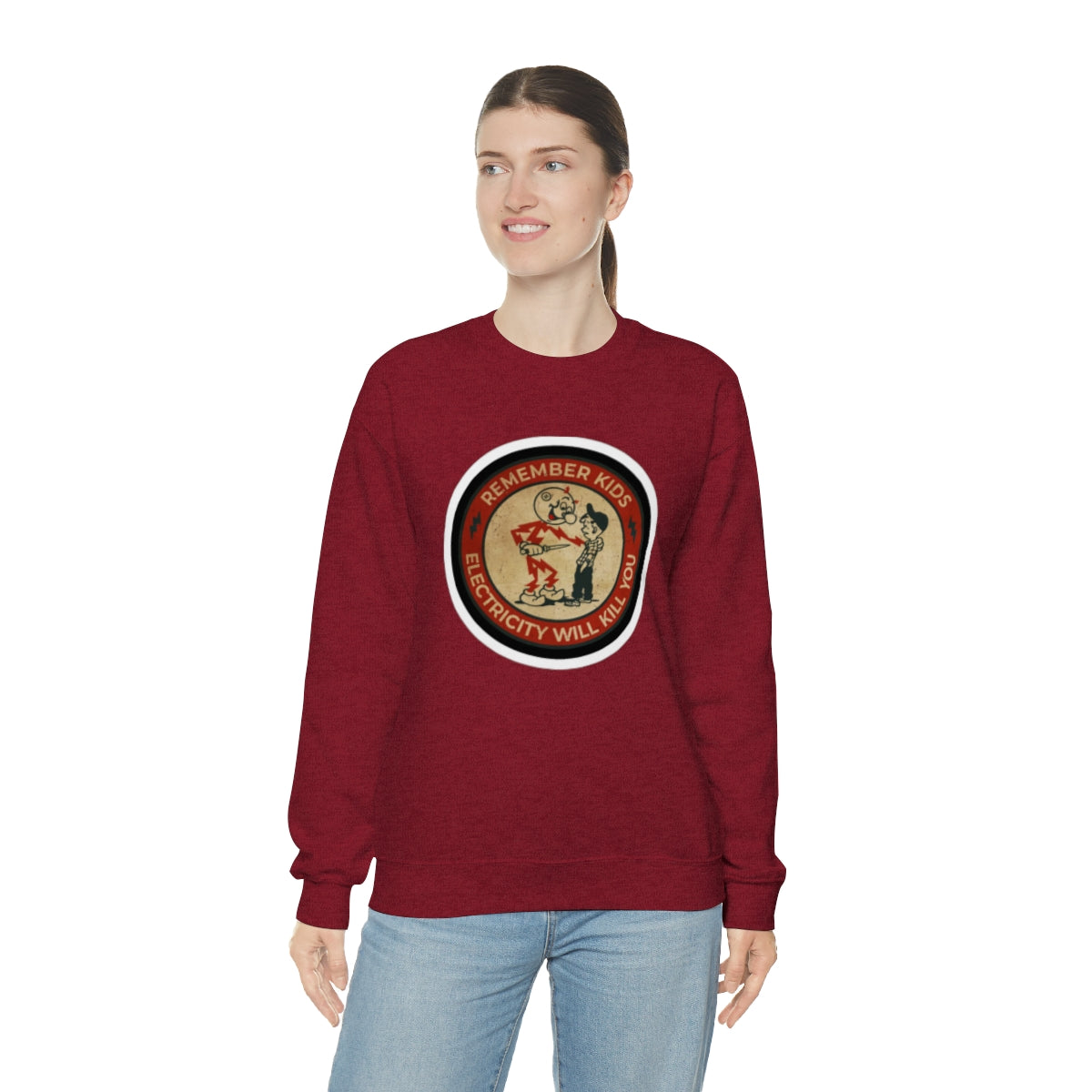 Vintage Advertising - Remember Kids ....Unisex Heavy Blend™ Crewneck Sweatshirt