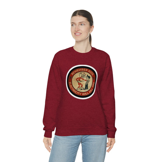 Vintage Advertising - Remember Kids ....Unisex Heavy Blend™ Crewneck Sweatshirt