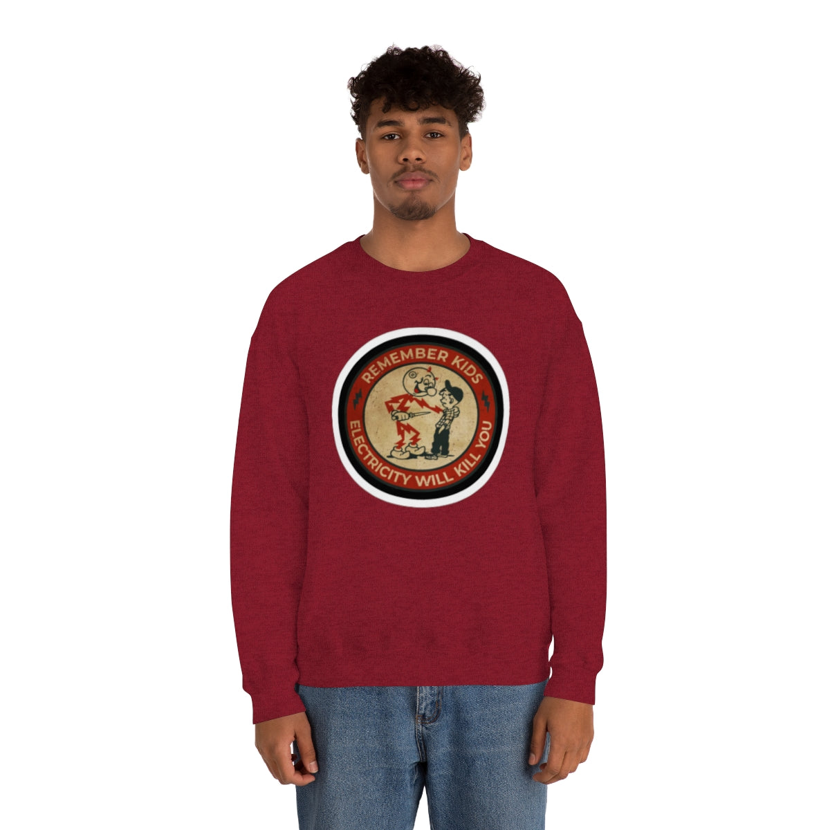 Vintage Advertising - Remember Kids ....Unisex Heavy Blend™ Crewneck Sweatshirt