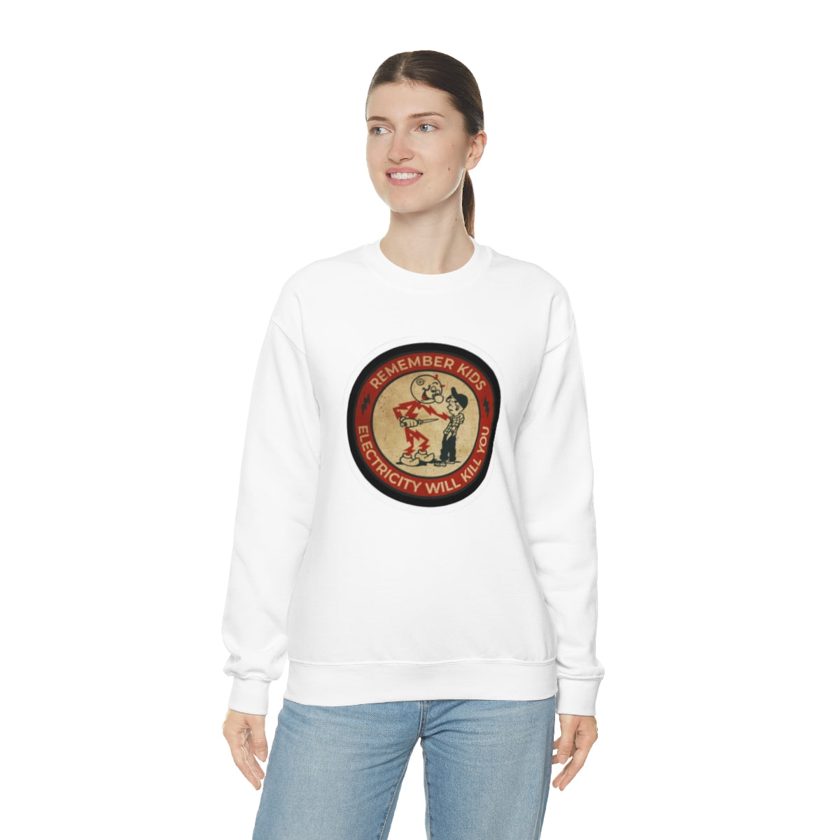 Vintage Advertising - Remember Kids ....Unisex Heavy Blend™ Crewneck Sweatshirt