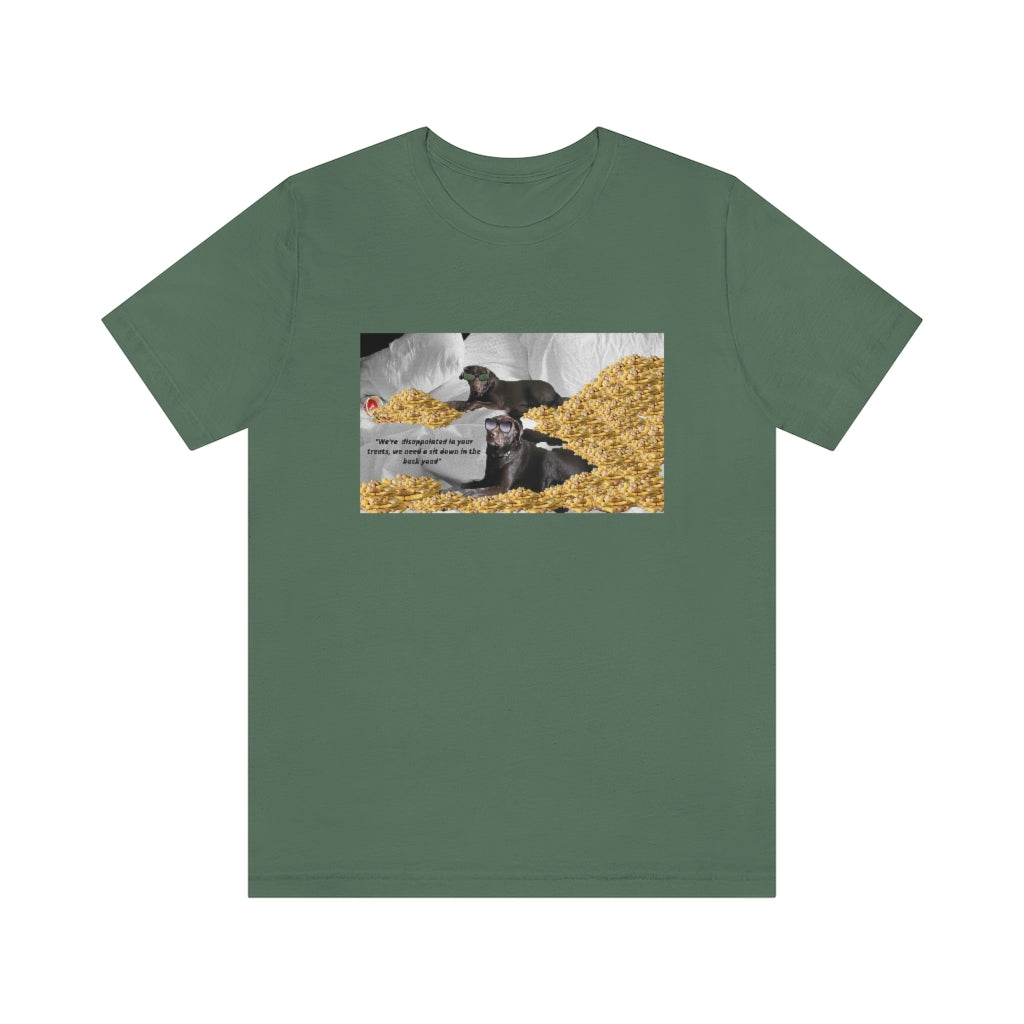 "We need a sitdown in the back yaad"  Jersey Short Sleeve Tee