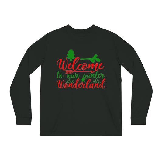 Welcome To Our Winter Wonderland - Unisex Shifts Dry Organic Long Sleeve Tee