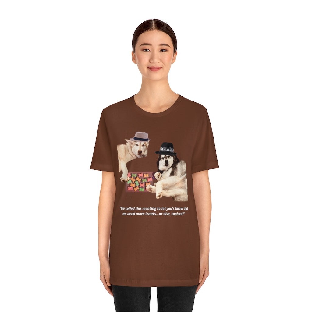 "The Sitdown" - Gangsta Dawg -Unisex Jersey Short Sleeve Tee