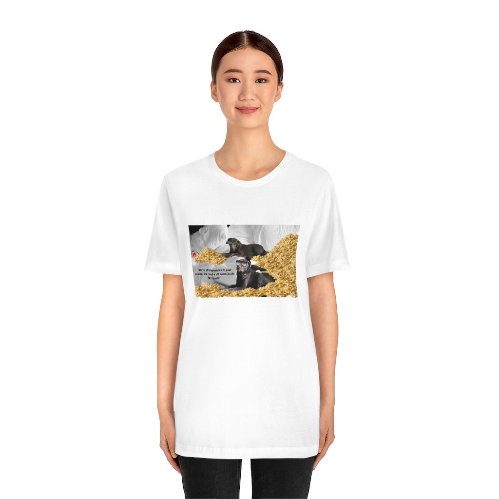 "We need a sitdown in the back yaad"  Jersey Short Sleeve Tee