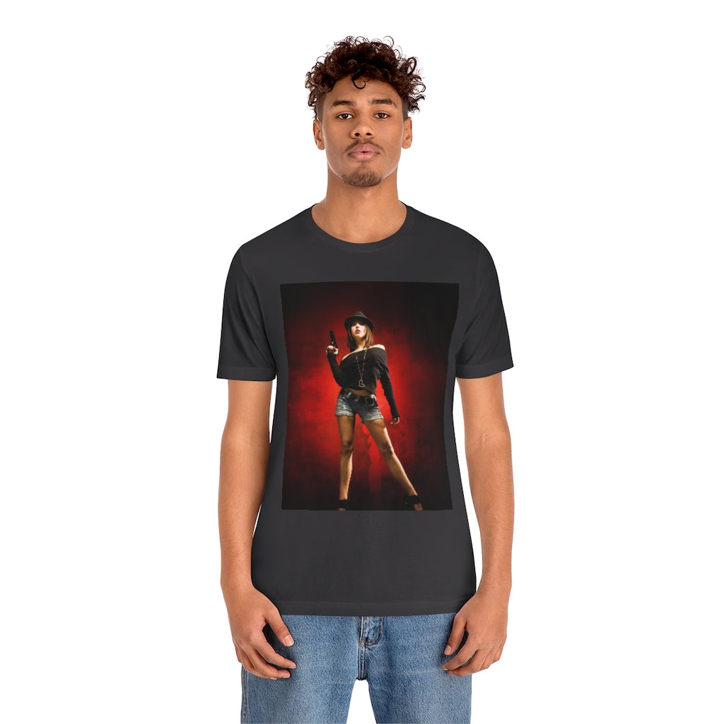 "Gangster Girl" Jersey Short Sleeve Tee