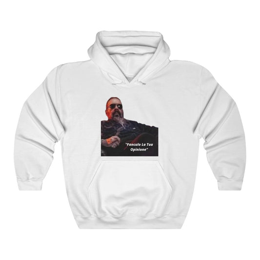 "Fanculo La Tua Opinione" (Fu*k Your Opinion in Italian) - Unisex Heavy Blend™ Hooded Sweatshirt